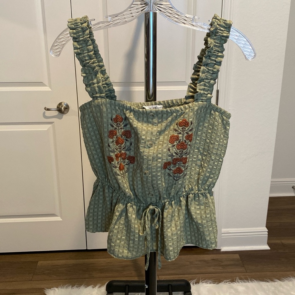 Embroidered Tank Top